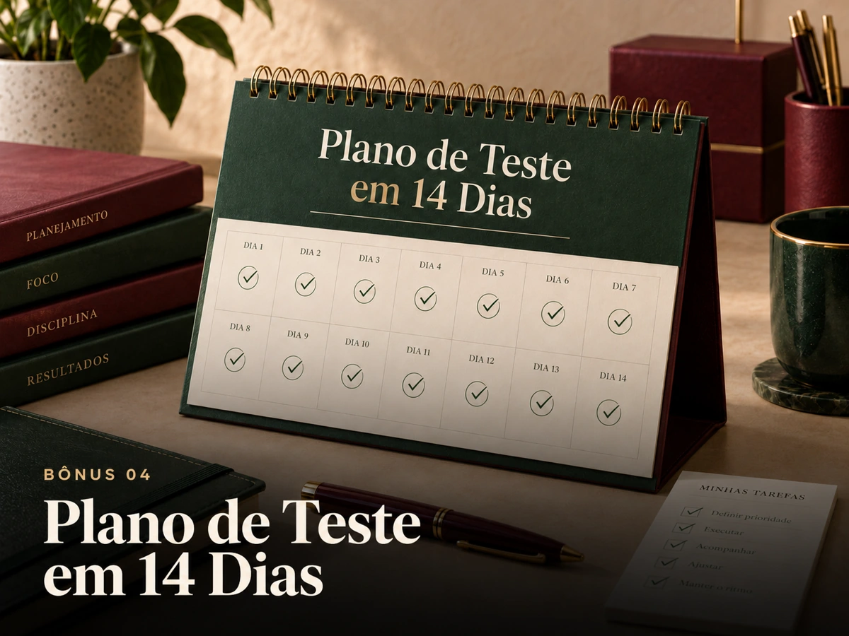 Bônus 4: Plano de Teste em 14 Dias